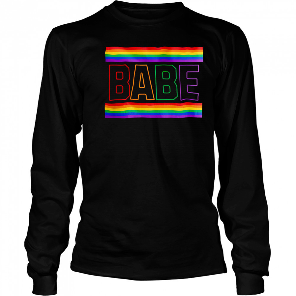 Rainbow babe shirt Long Sleeved