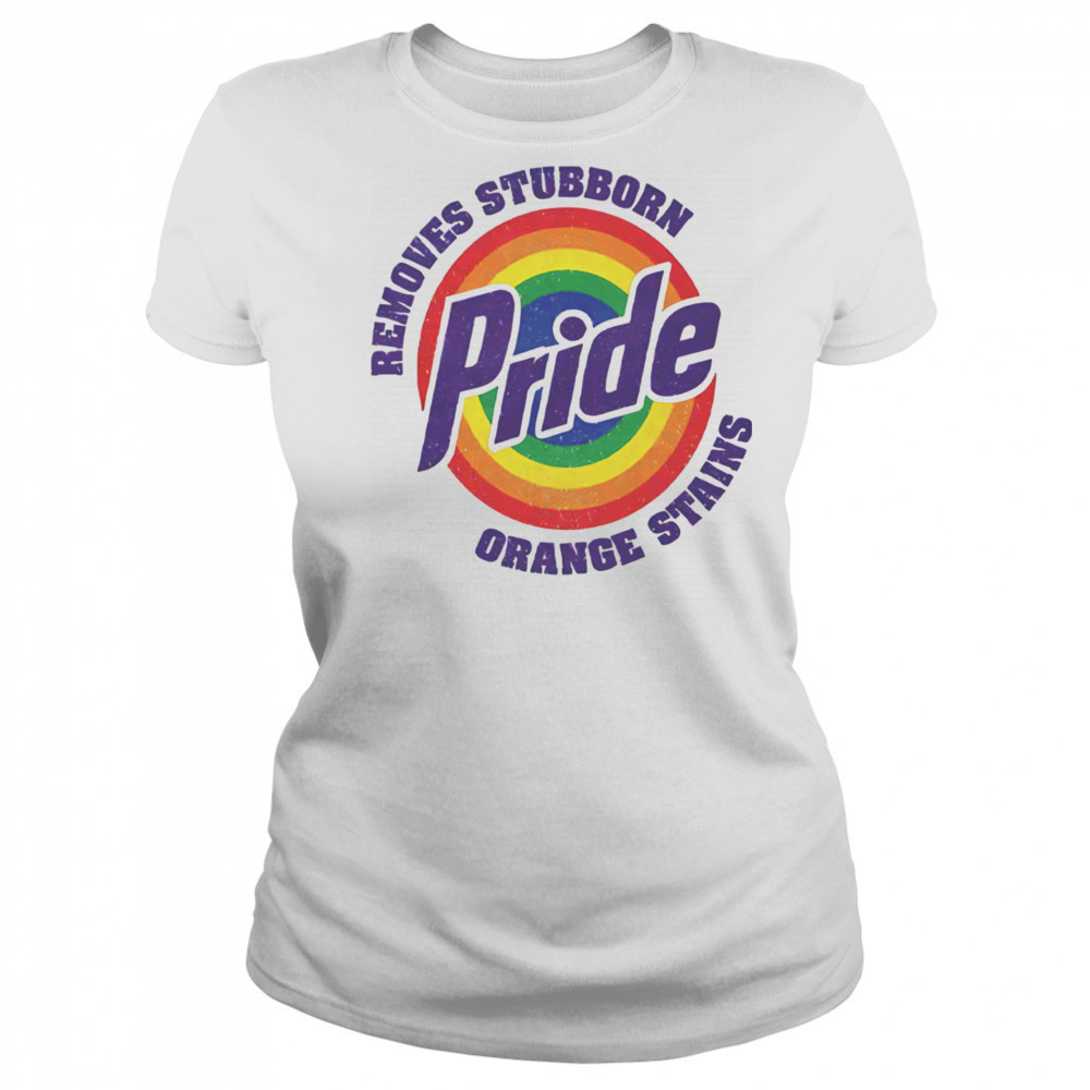 Resist Trump Removes Stubborn Orange Stains LGBT Pride shirt Women's T-shirt