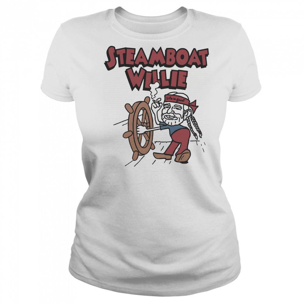 Steamboat Willie Nelson smoking shirt Women's T-shirt
