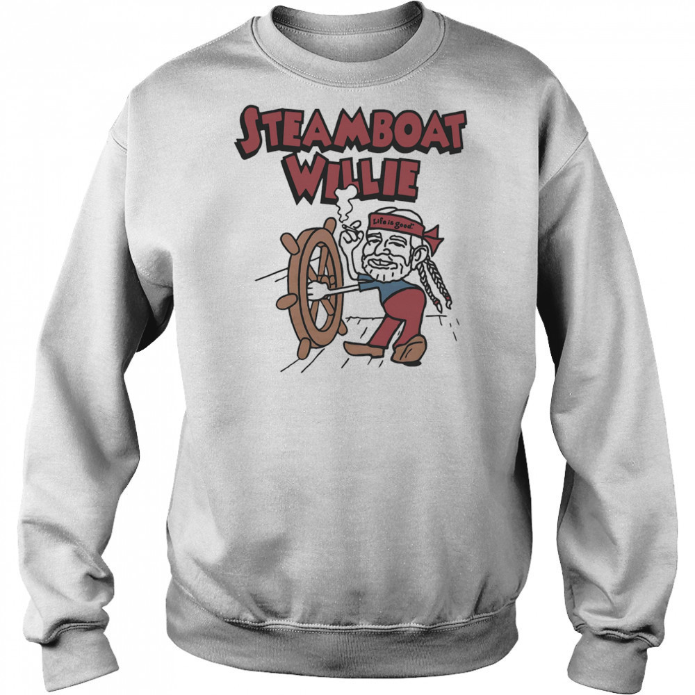 Steamboat Willie Nelson smoking shirt Sweatshirt