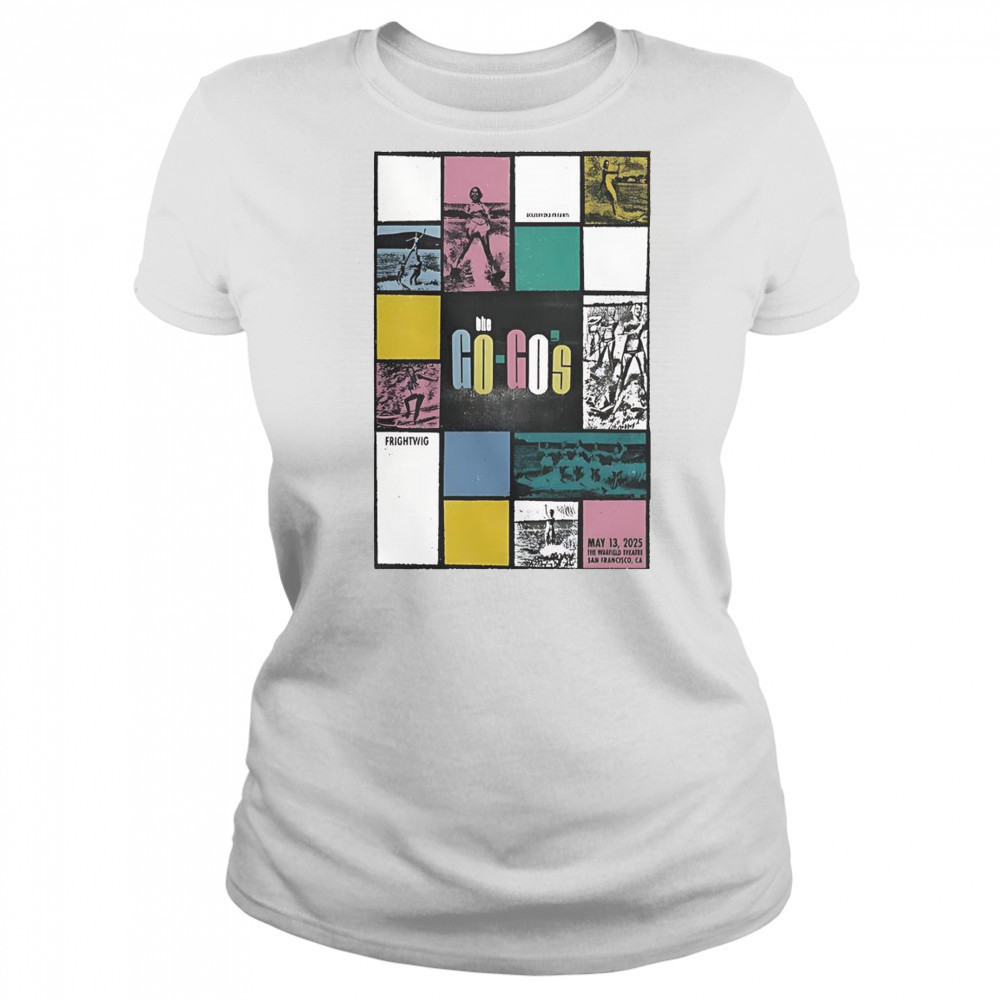 The Go Go’s May 13 2025 The Warfield In San Francisco CA T-Shirt Women's T-shirt