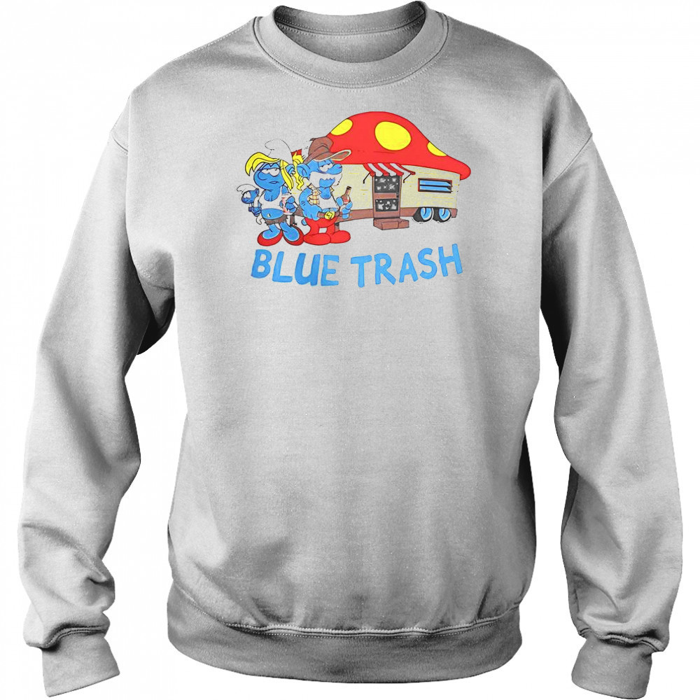 The Smurfs Blue Trash T-Shirt Sweatshirt