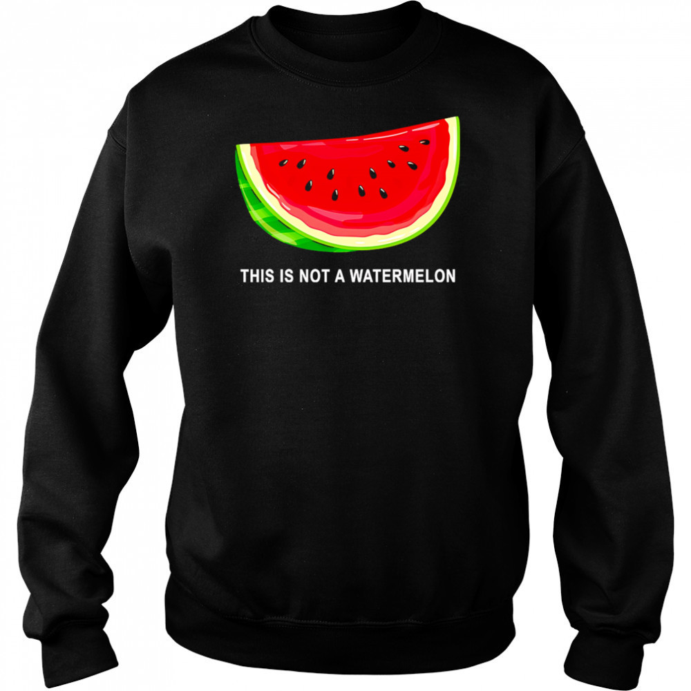 This Is Not A Watermelon Funny shirt Sweatshirt