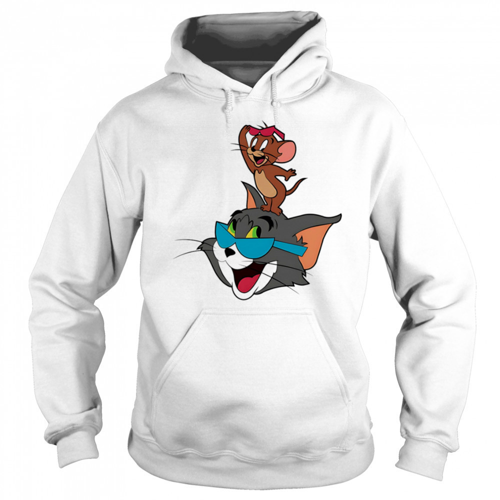 Tom and Jerry in Sunglasses funny shirt Hoodie