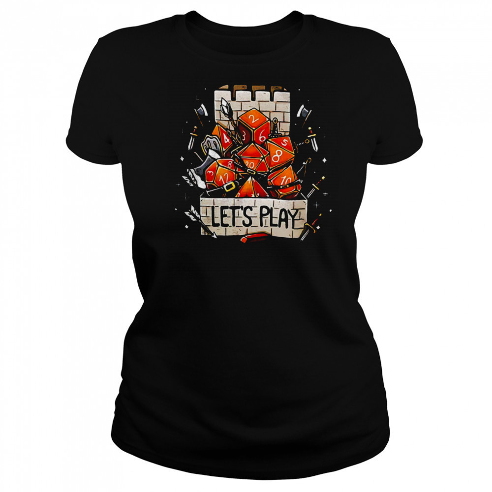 Tower dice let’s play shirt Women's T-shirt