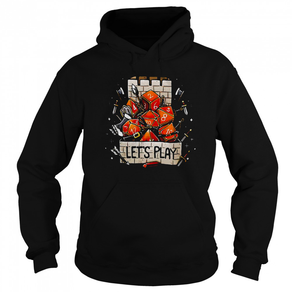 Tower dice let’s play shirt Hoodie
