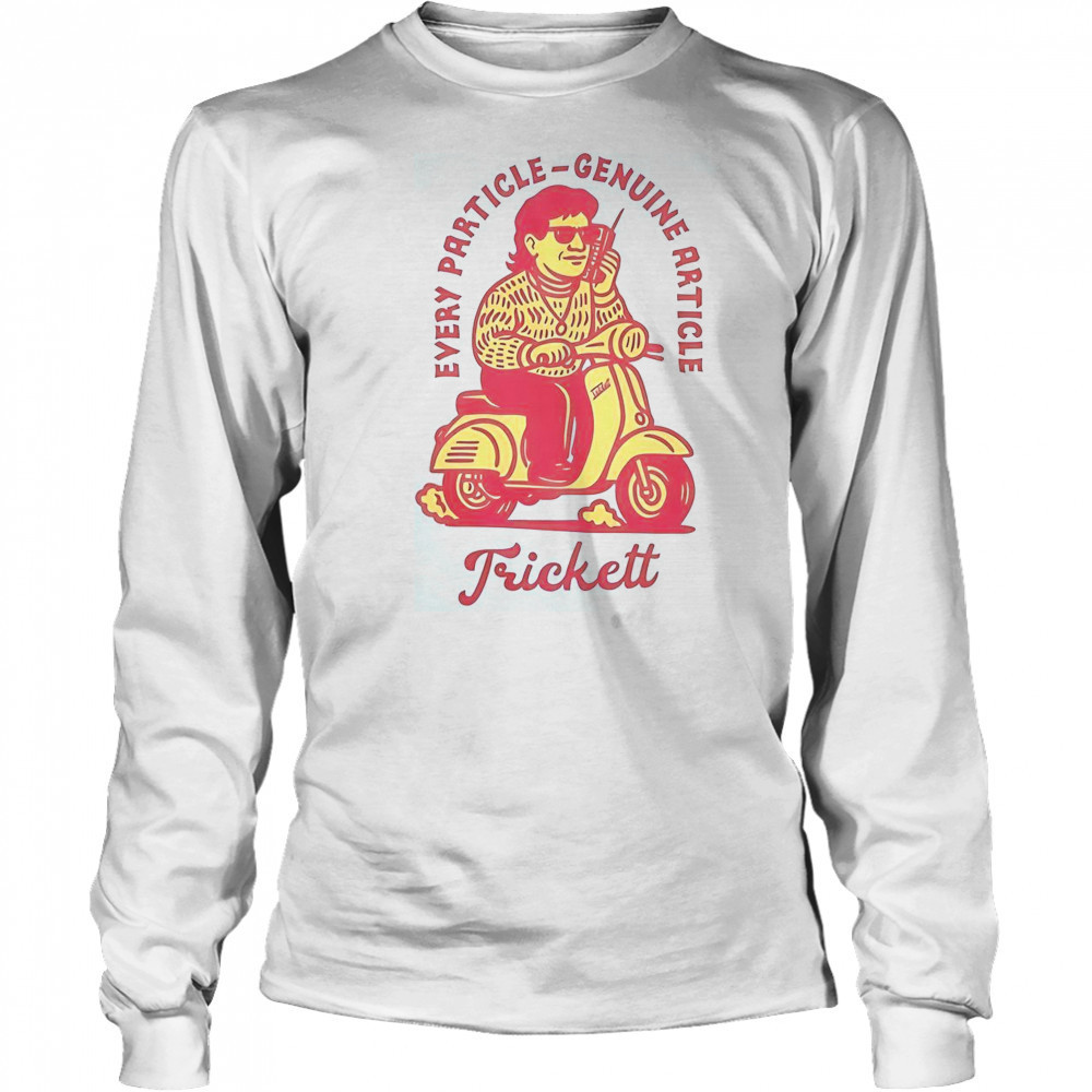 Trickett England Every Particle Genuine Article Scooter T-Shirt Long Sleeved