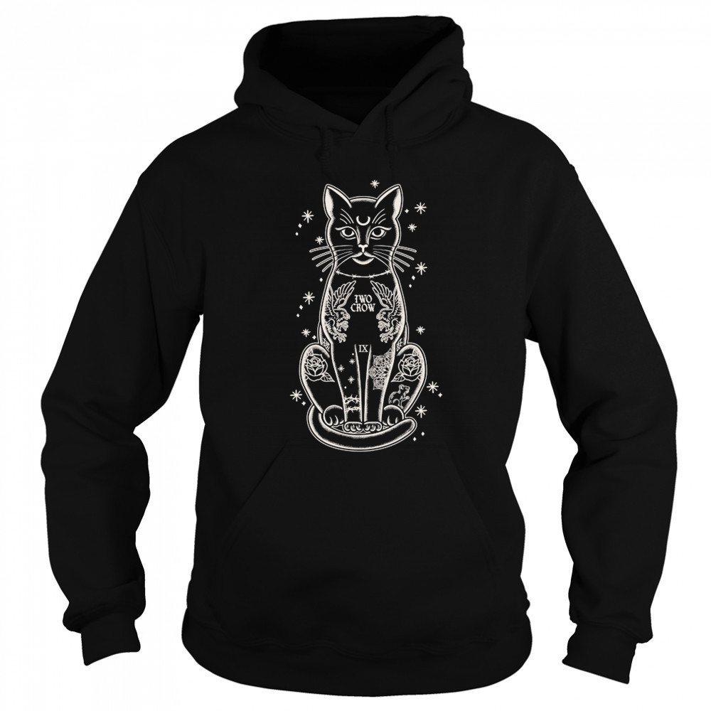 Two Crow Tattoo Cat T-shirt Hoodie