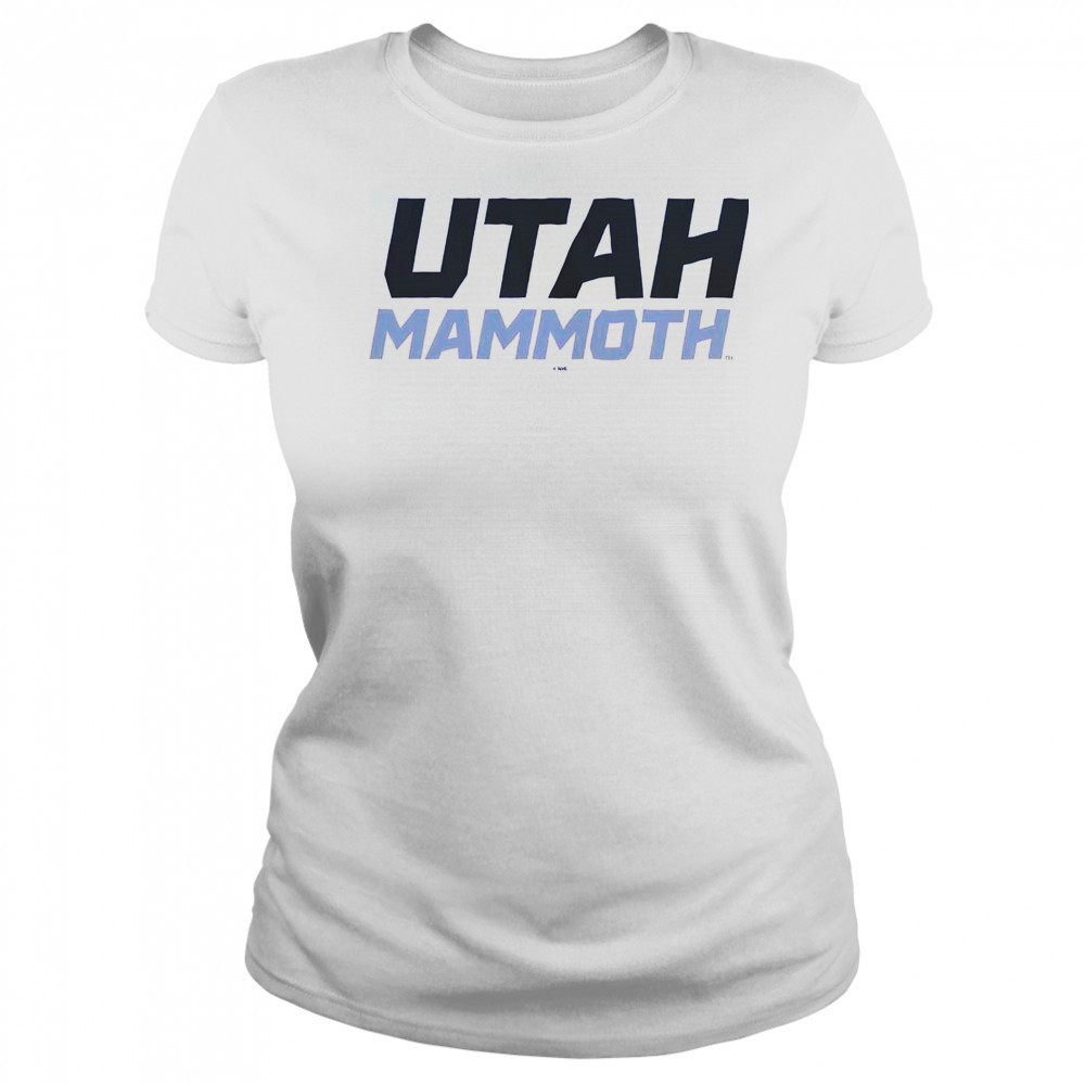 Utah Mammoth Wordmark Logo T-Shirt Women's T-shirt