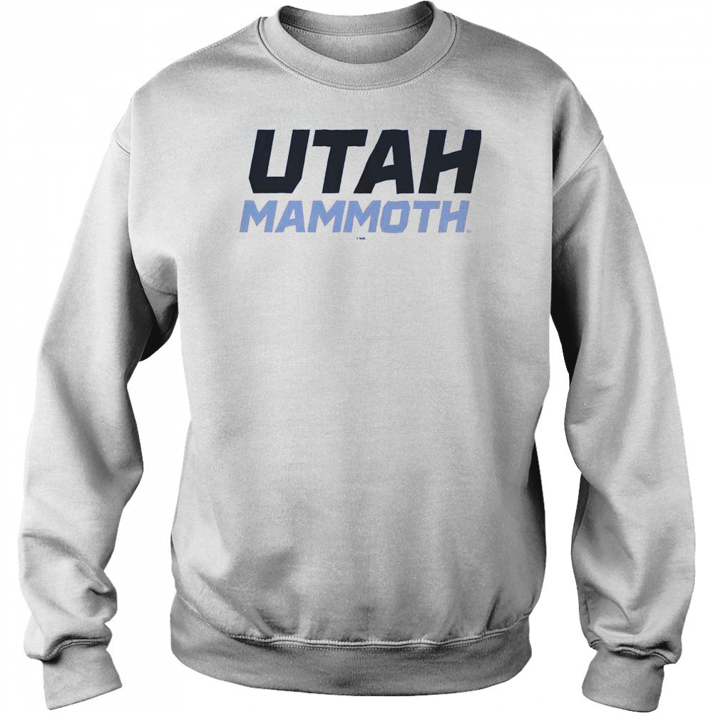 Utah Mammoth Wordmark Logo T-Shirt Sweatshirt