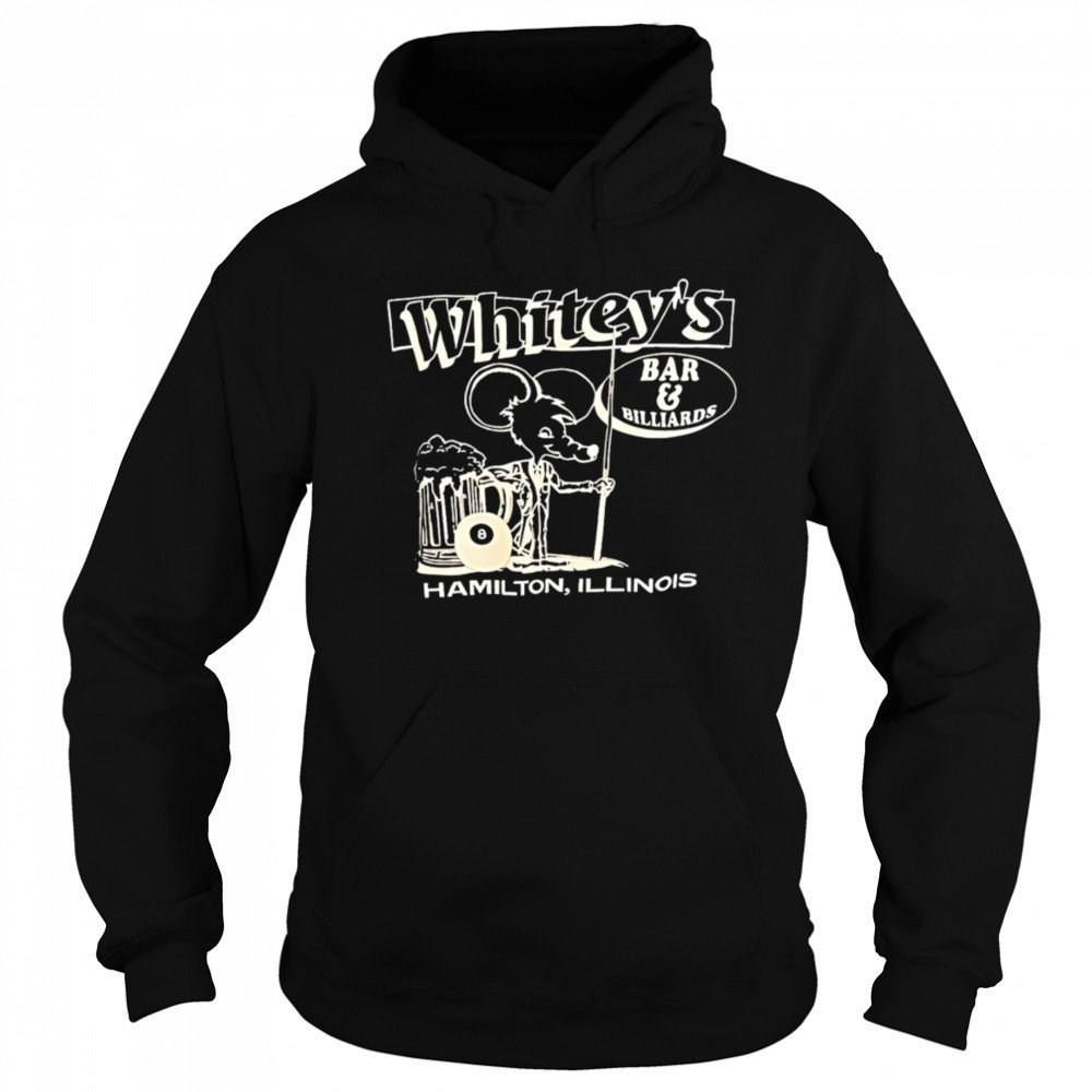 Whitey’s Bar Billiards Hamilton Illinois shirt Hoodie