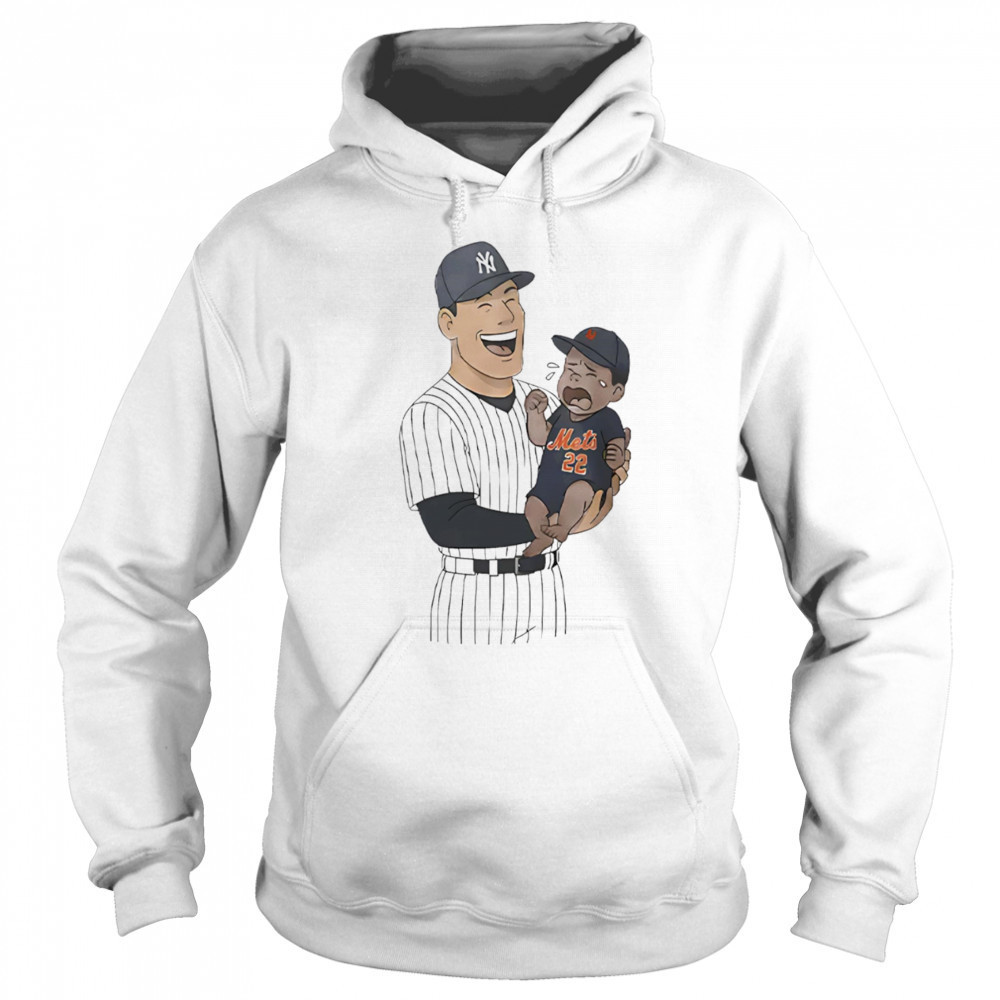 Yankees holding crying Mets baby shirt Hoodie