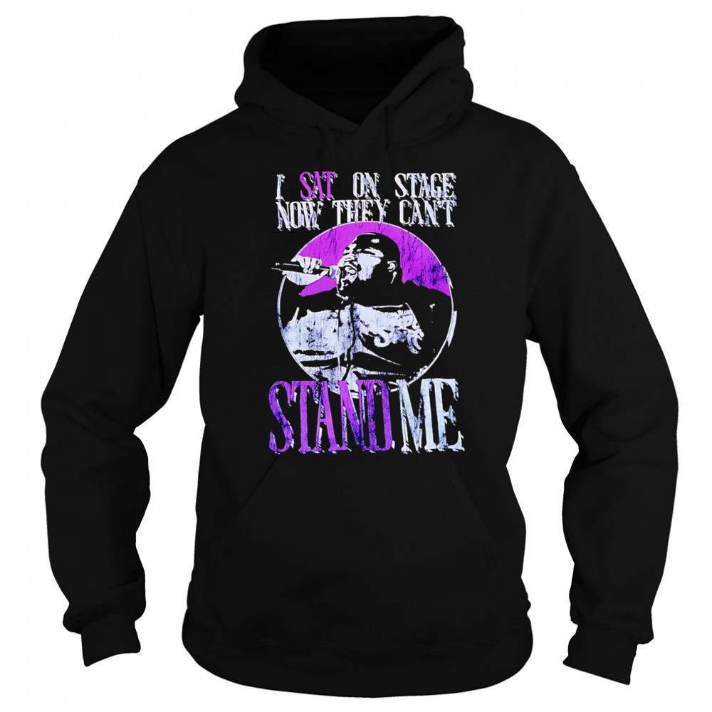I sat on stage now they can’t stand me shirt Hoodie