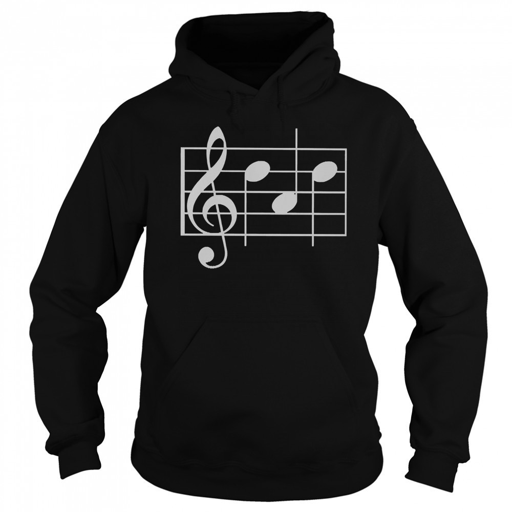Musical Notes T-Shirt Hoodie