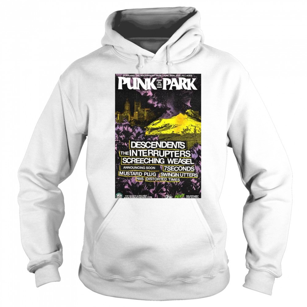Punk In The Park Descendents The Interrupters Screeching Weasel June 28 2025 t-shirt Hoodie