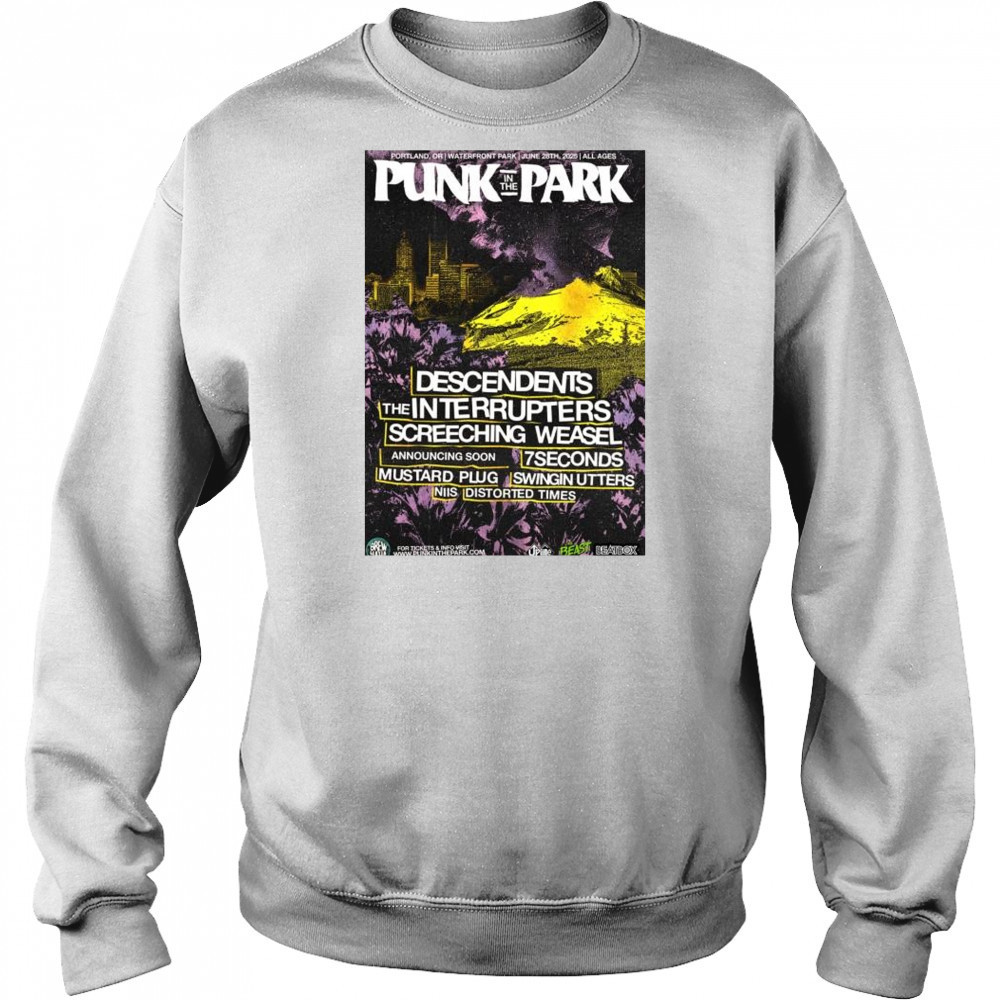Punk In The Park Descendents The Interrupters Screeching Weasel June 28 2025 t-shirt Sweatshirt