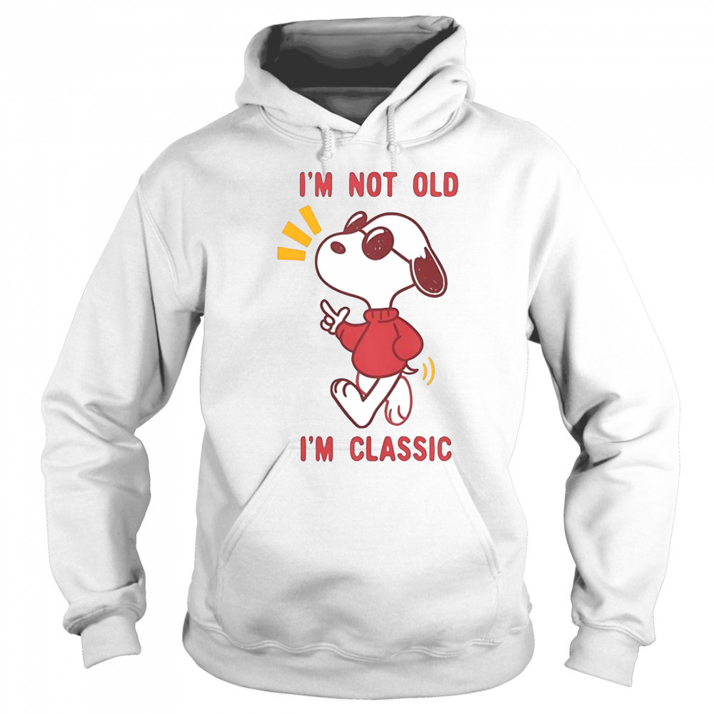 Snoopy I’m Not Old I’m Classic Beagle T-Shirt Hoodie