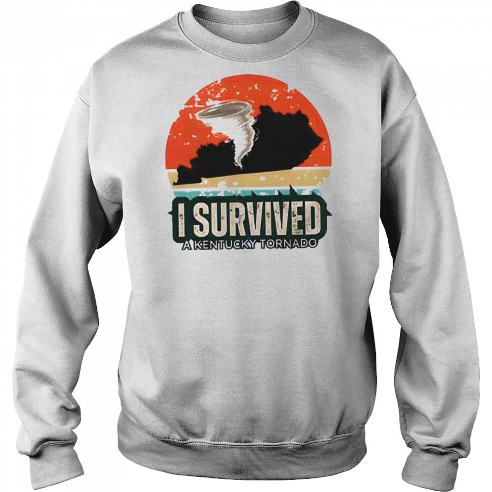 Tornado Survivor I Survived A Kentucky Tornado shirt Sweatshirt
