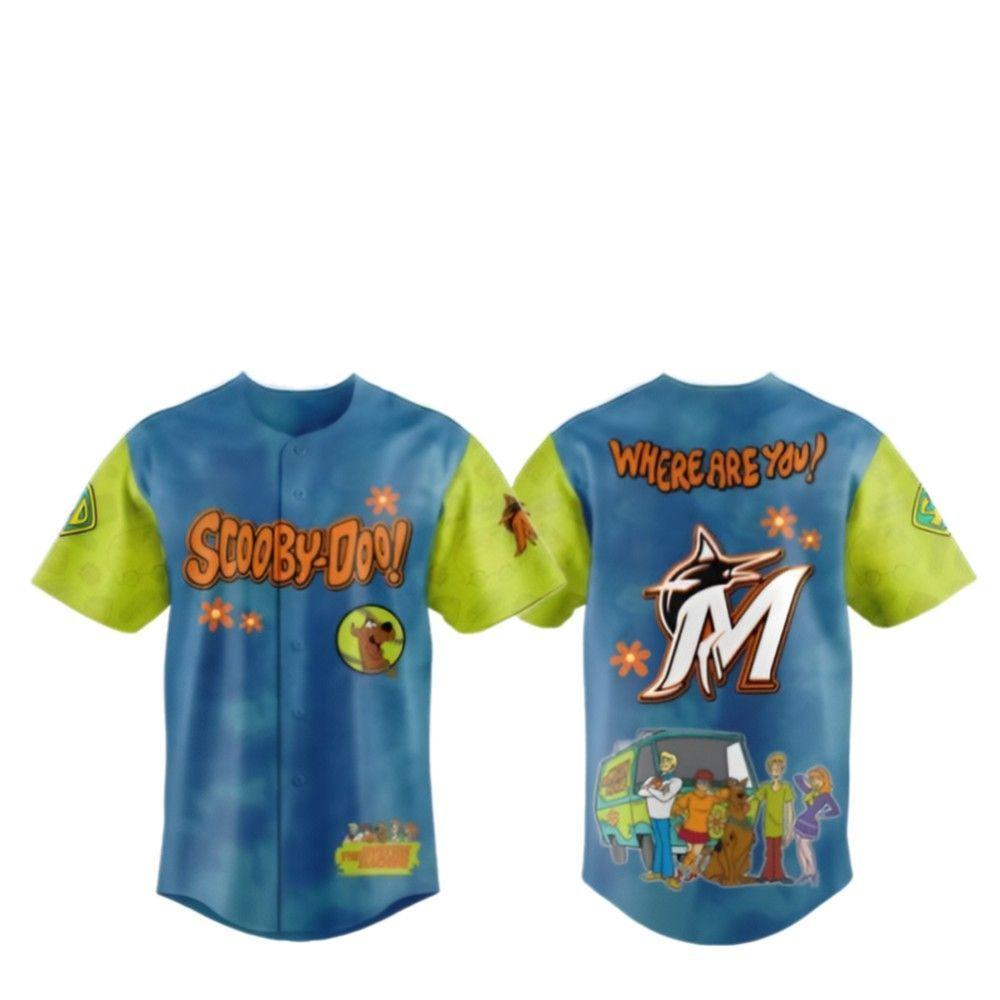 2025 Marlins Scooby-Doo Baseball Jersey