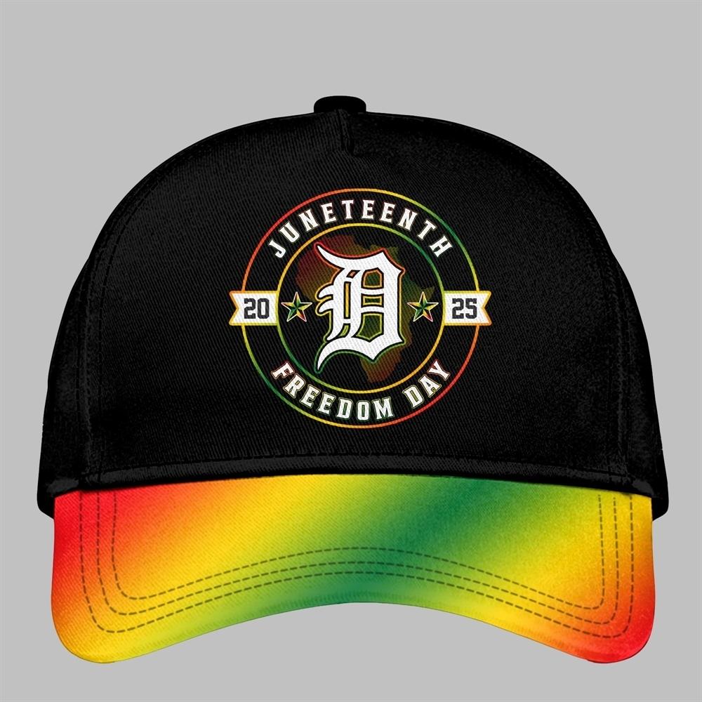 Detroit Tigers Juneteenth Day 2025 Baseball Jersey Hat