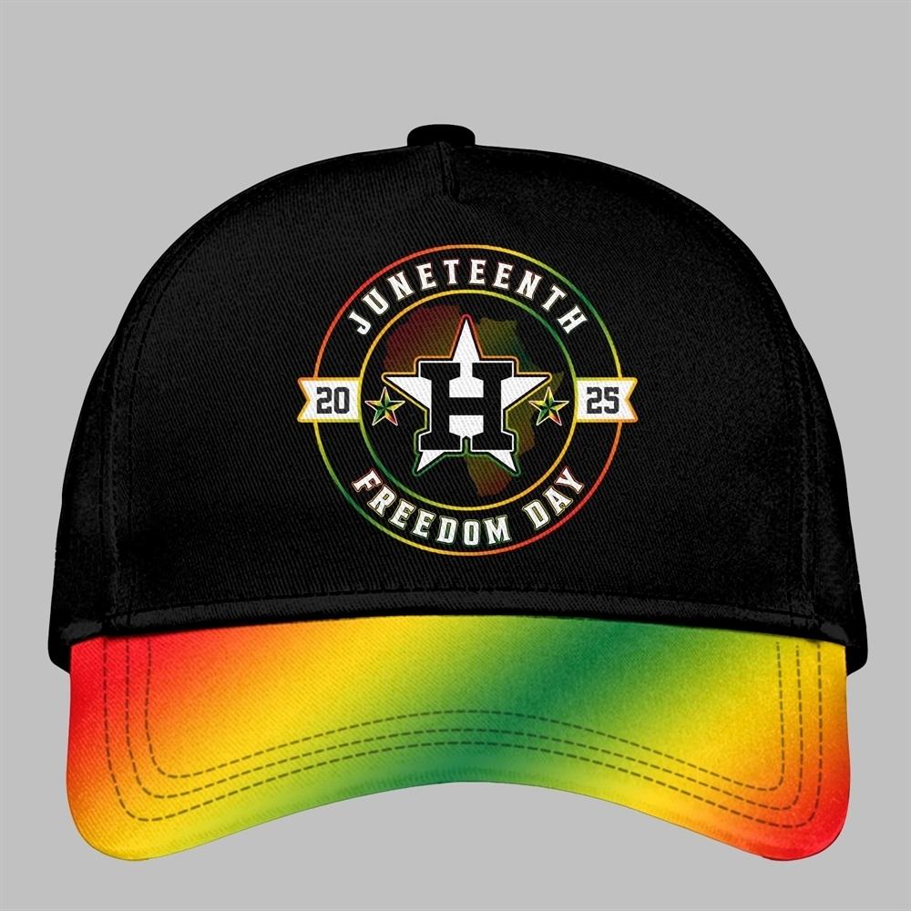 Houston Astros Juneteenth Day 2025 Baseball Jersey Hat