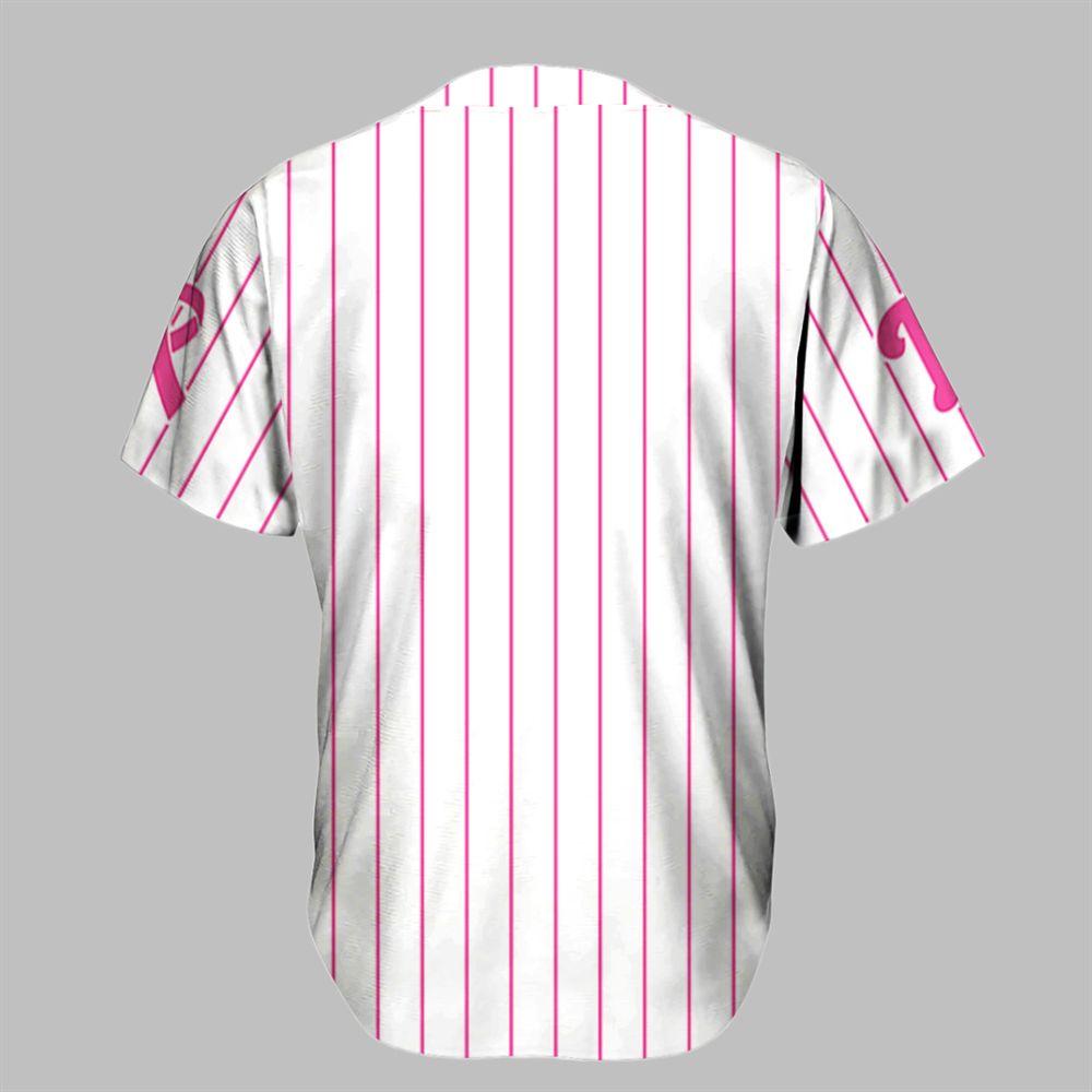 Phillies 2025 Breast Cancer Awareness Game Night Jersey