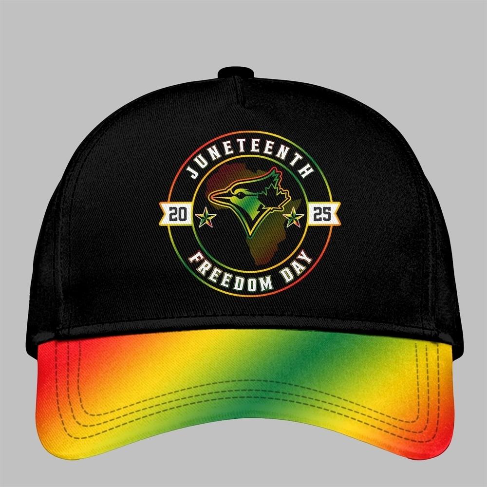 Toronto Blue Jays Juneteenth Day 2025 Baseball Jersey Hat