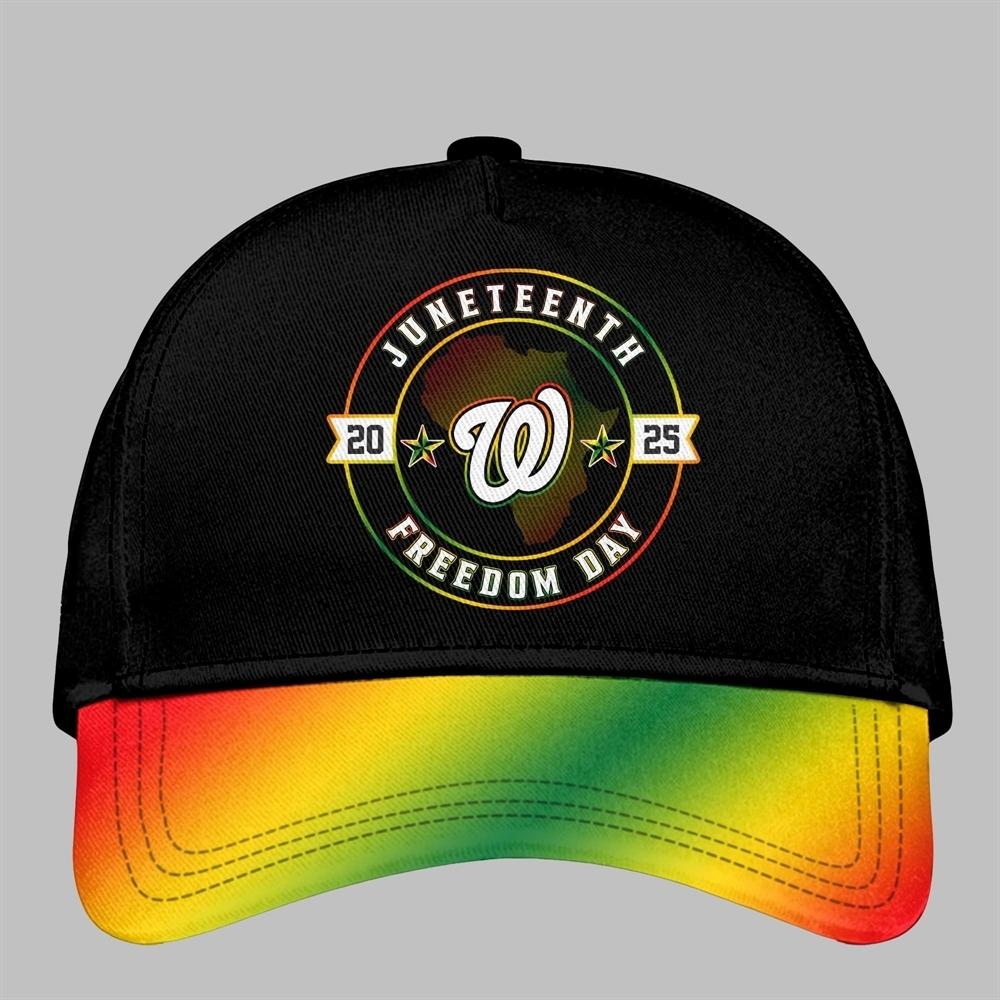 Washington Nationals Juneteenth Day 2025 Baseball Jersey Hat