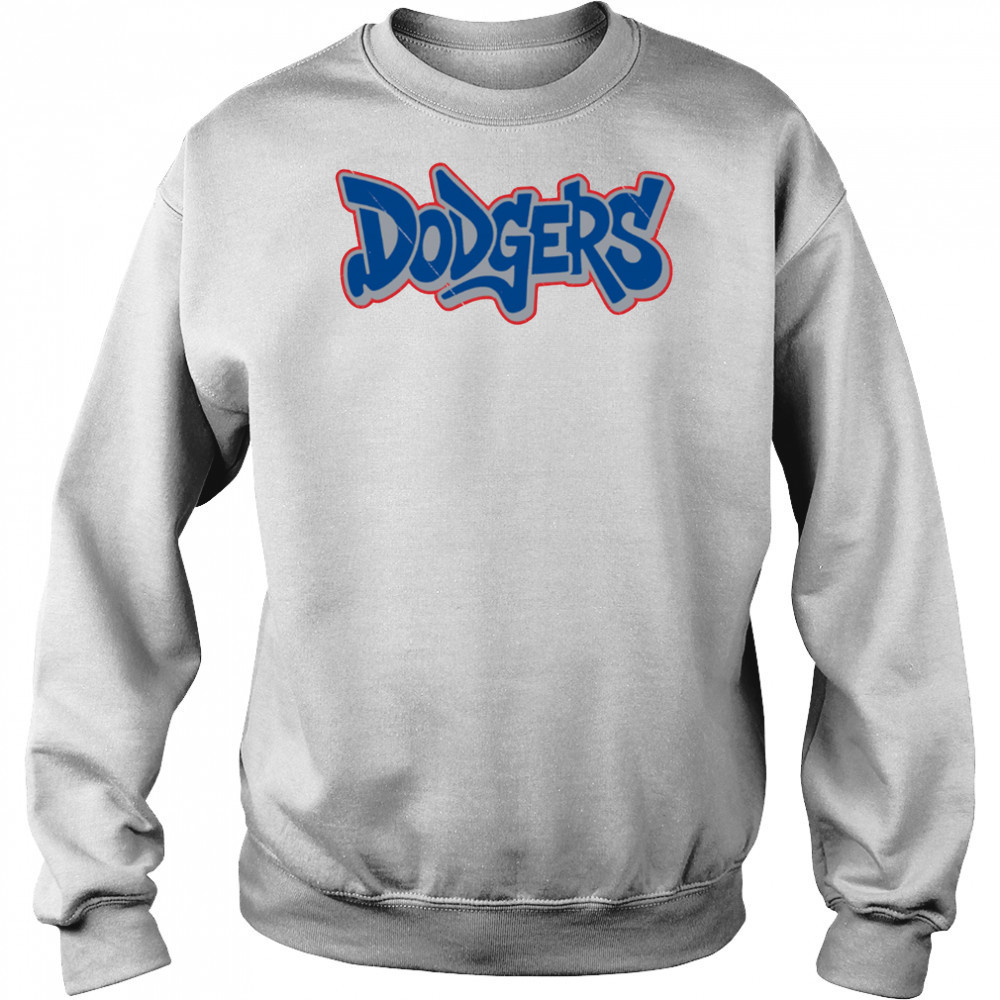 Dodgers Graffiti Logo Los Angeles Dodger Baseball shirt Sweatshirt