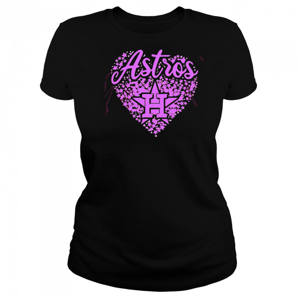 Houston Astros Princess 2025 heart shirt Women's T-shirt