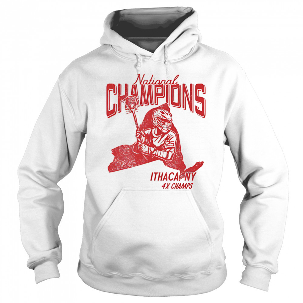 National Champions Ithaca NY 4x Champs shirt Hoodie