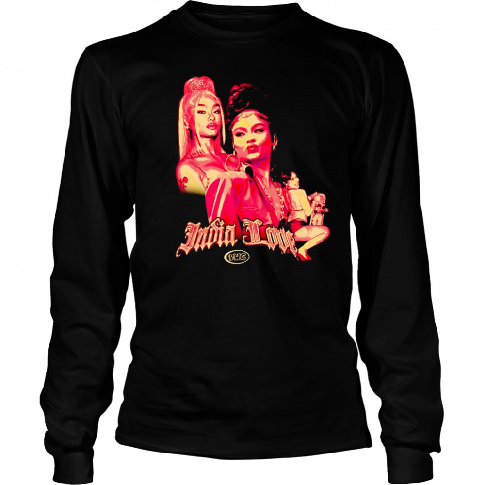 India Love Celebrity graphic shirt Long Sleeved
