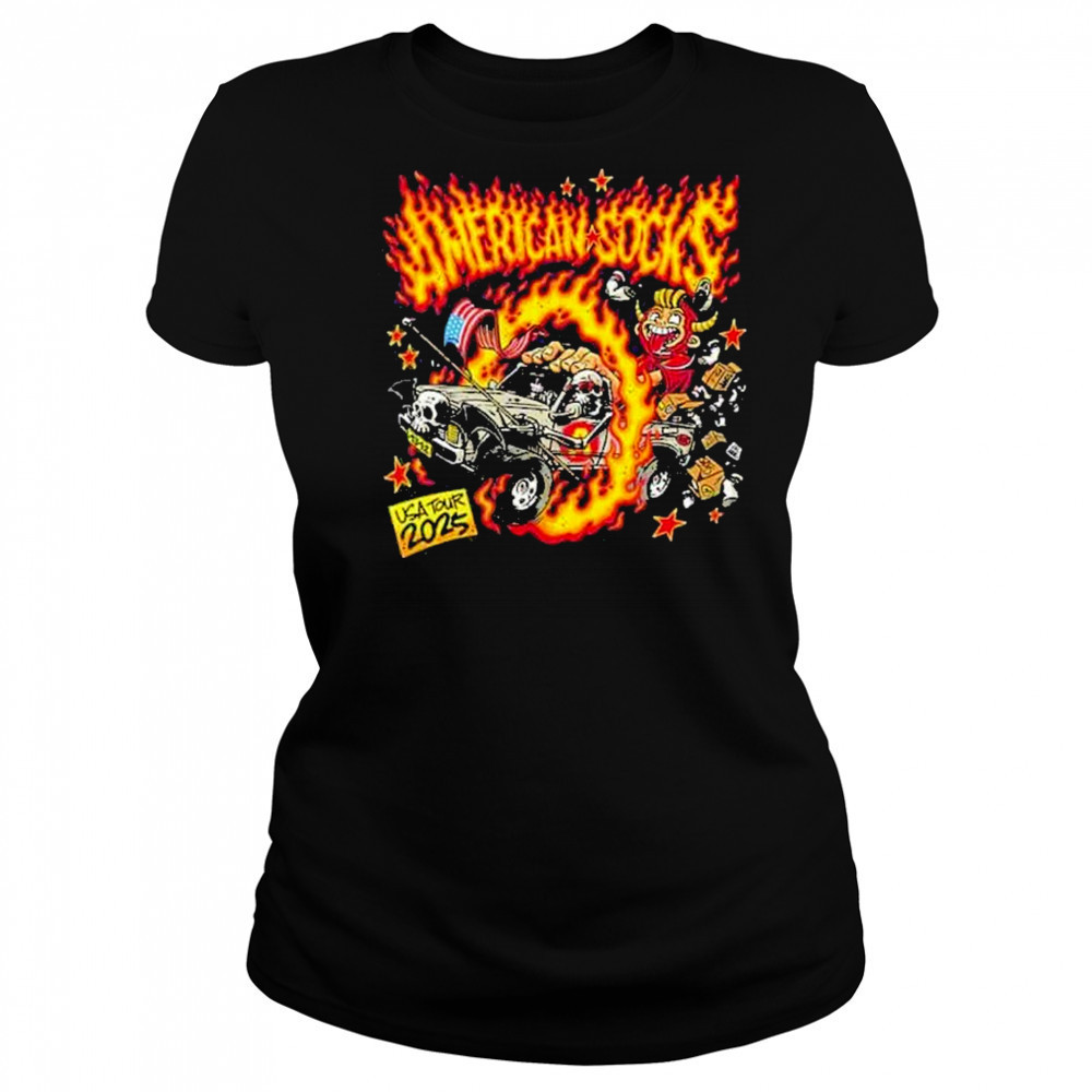 American Socks World Tour USA 2025 Schdule T-Shirt Women's T-shirt