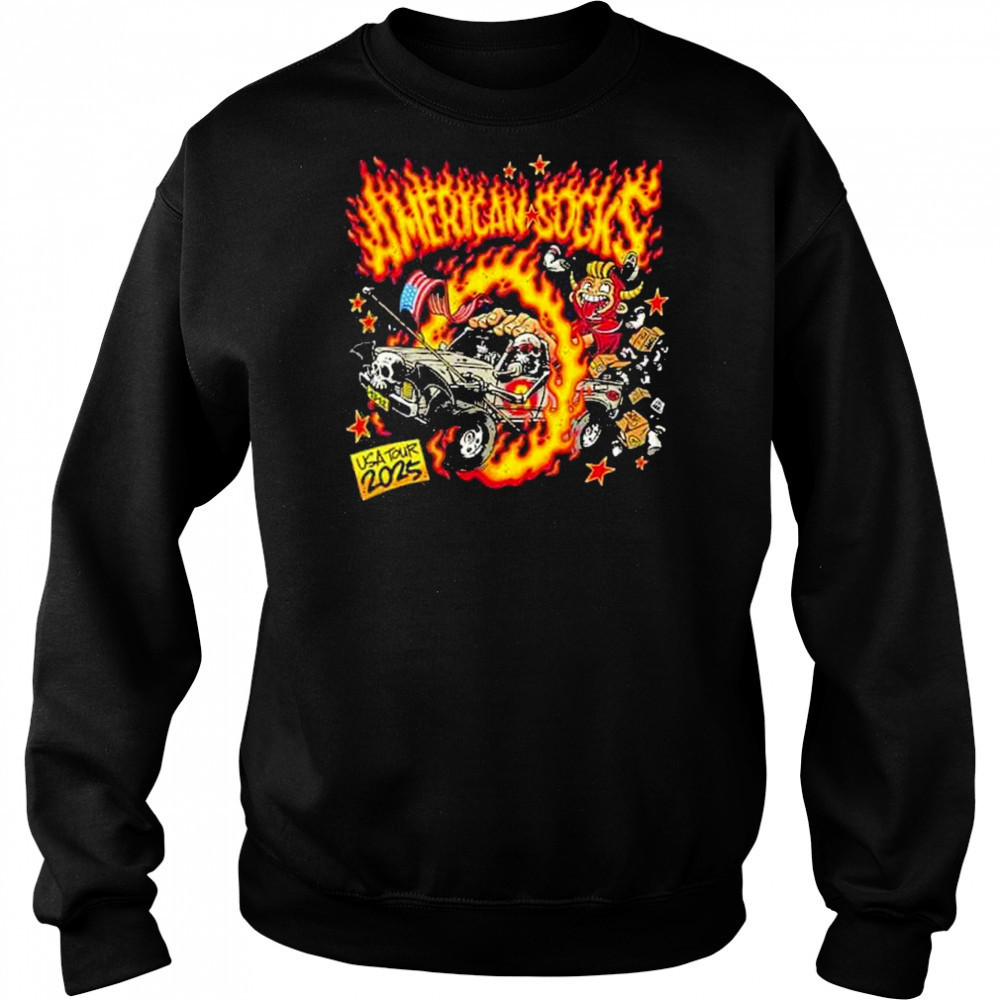 American Socks World Tour USA 2025 Schdule T-Shirt Sweatshirt