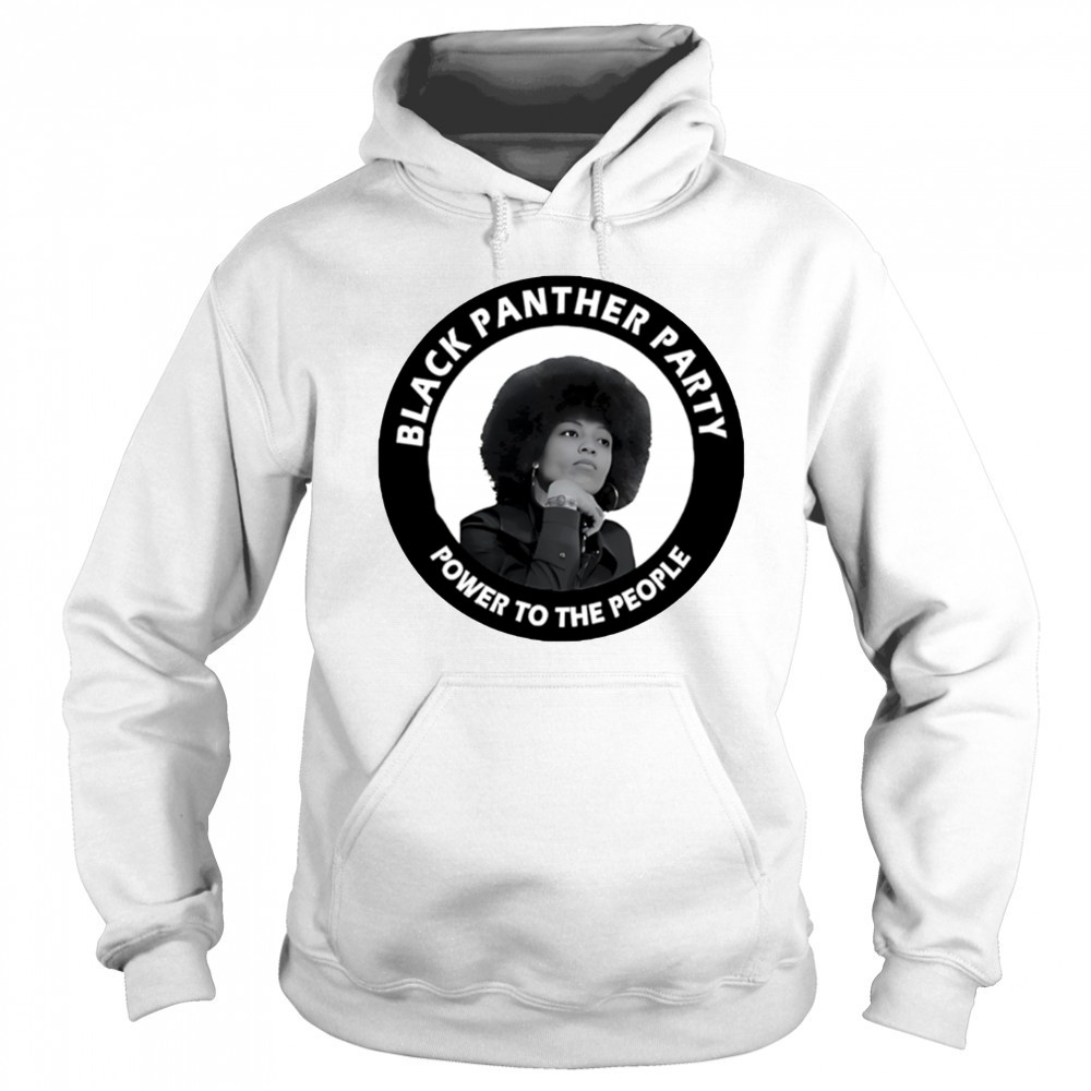 Angela Davis Black panther party power to the people shirt Hoodie