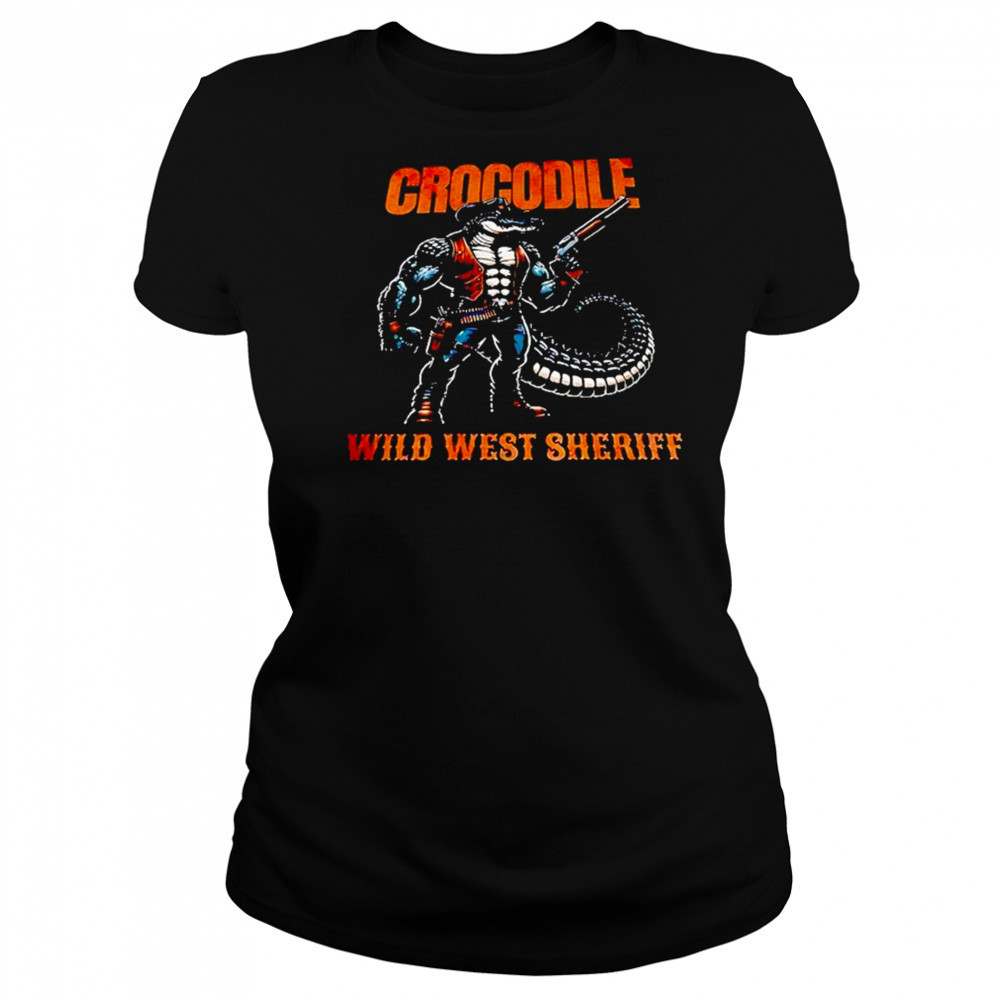 Crocodile Wild West Sheriff Shirt Women's T-shirt