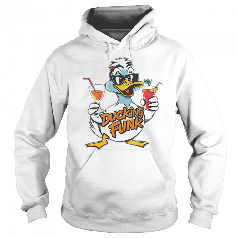 Ducking Funk Cocktails summer vibes cartoon shirt Hoodie