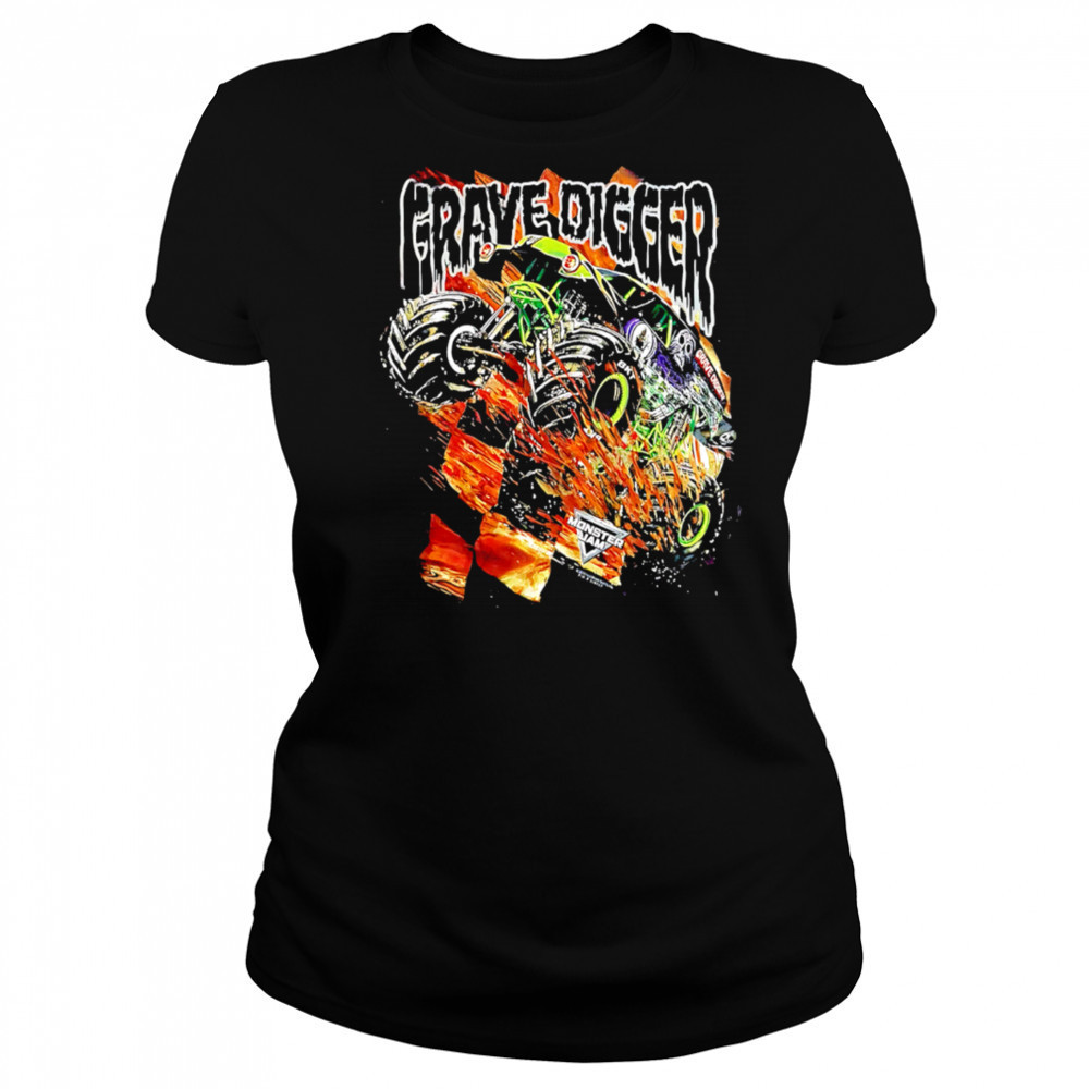 Grave Digger car retro shirt Women's T-shirt