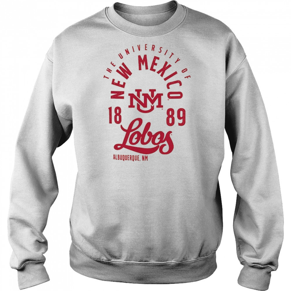 New Mexico Lobos Comfort Colors Mascot Overlay T-Shirt Sweatshirt