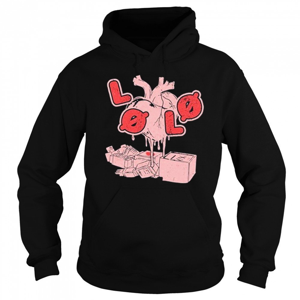 Lolo X Softside Lolo Heart Robot shirt Hoodie