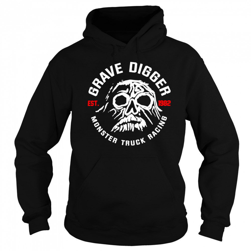 Monster Jam Superstore Grave Digger Retro Ghost shirt Hoodie