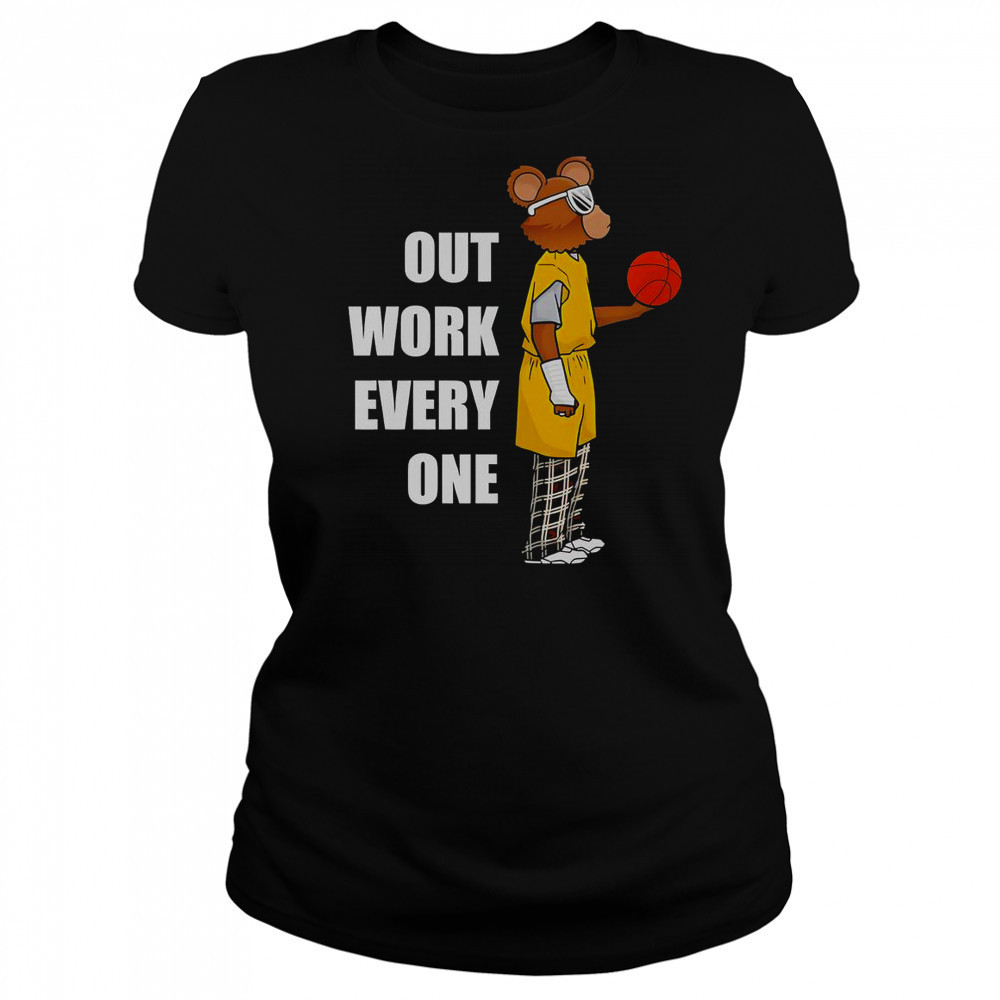 Outwork Everyone Bear Basketball T-Shirt Women's T-shirt