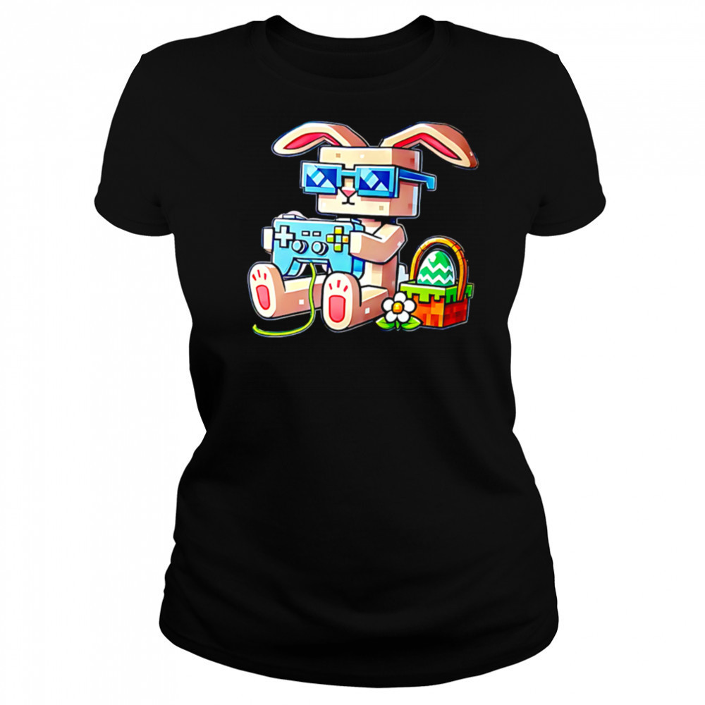 Pixel Gamer Bunny Easter Gaming shirt Women's T-shirt