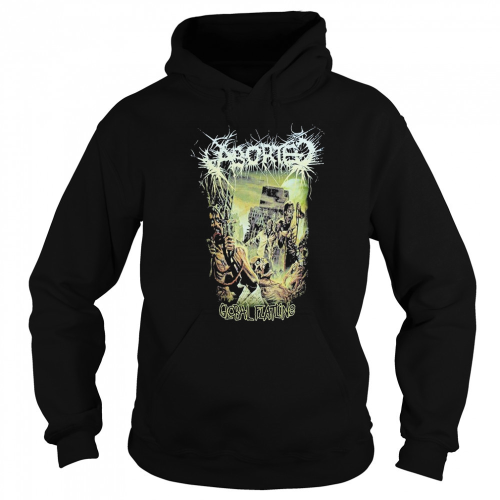 Aborted Global Flatline T-Shirt Hoodie