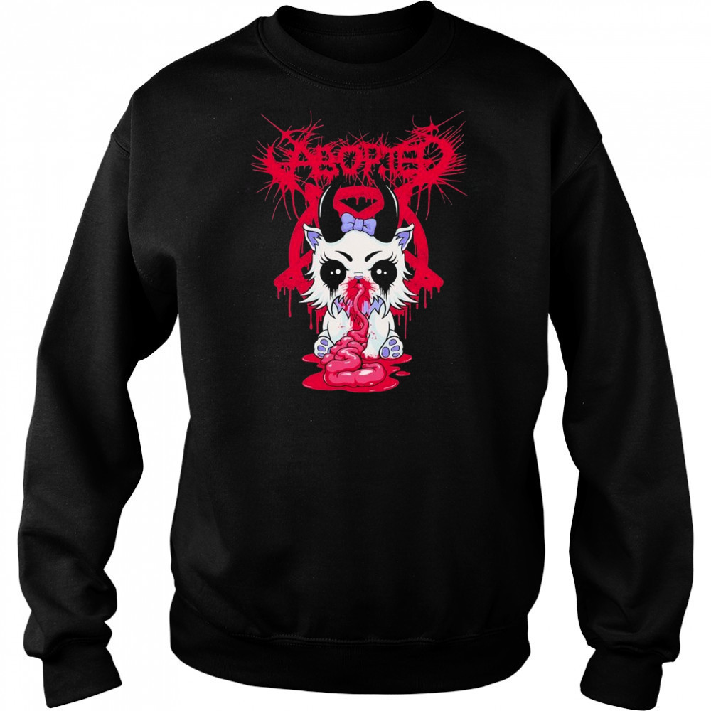 Aborted Grimkitty T-shirt Sweatshirt