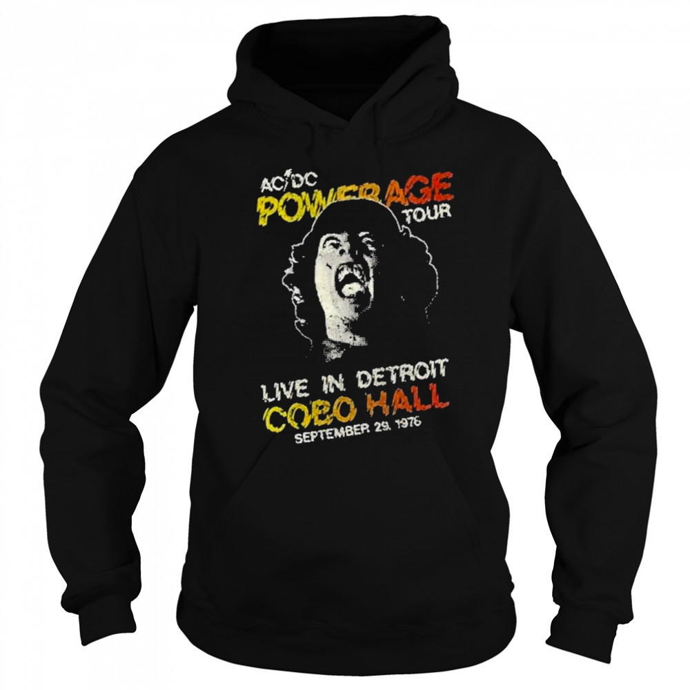 Ac Dc Powerage Tour Shirt Hoodie