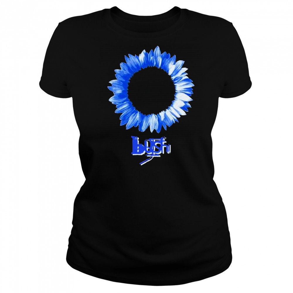 Bush Blue Sunflower T-shirt Women's T-shirt