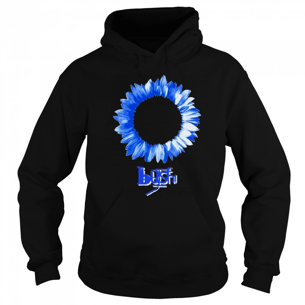 Bush Blue Sunflower T-shirt Hoodie