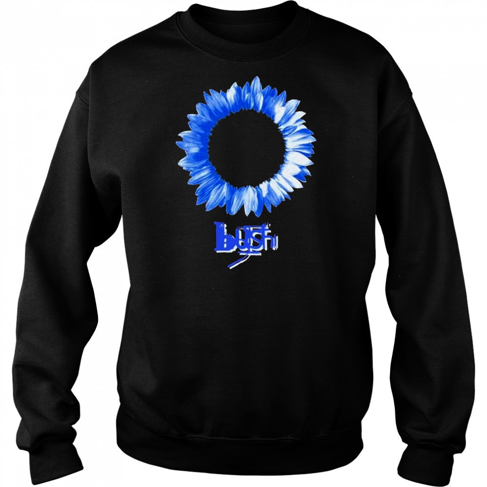Bush Blue Sunflower T-shirt Sweatshirt