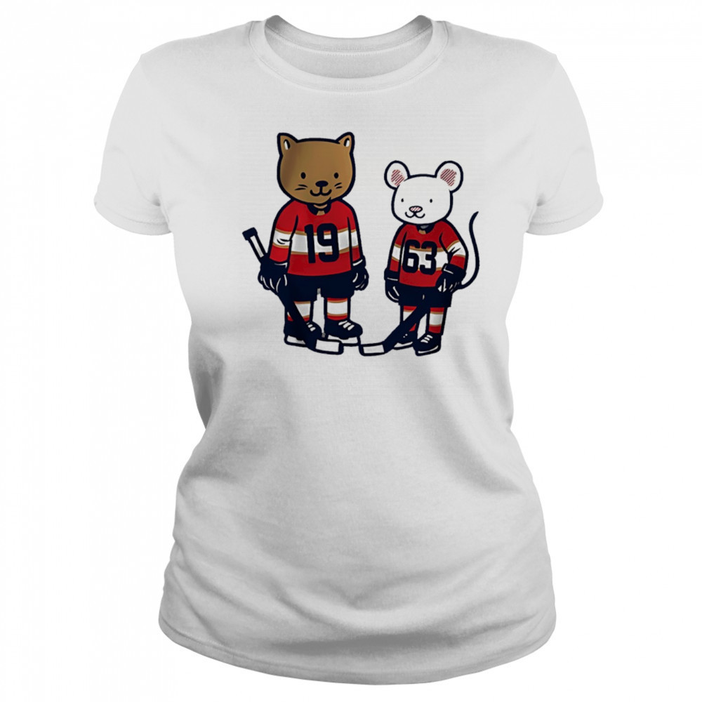 Cat and Rat x Matthew Tkachuk and Brad Marchand Florida Panthers NHL Hockey shirt Women's T-shirt